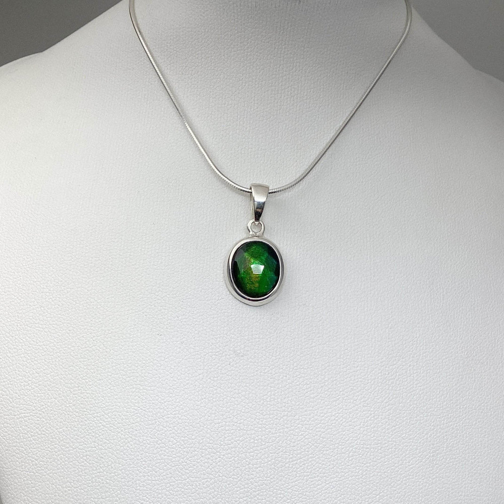 Alberta Ammolite Pendant-Rocks and Gems Canada