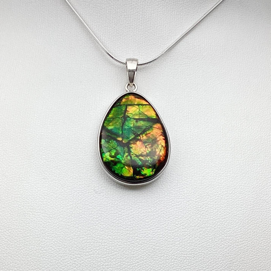 Alberta Ammolite Pendant-Rocks and Gems Canada