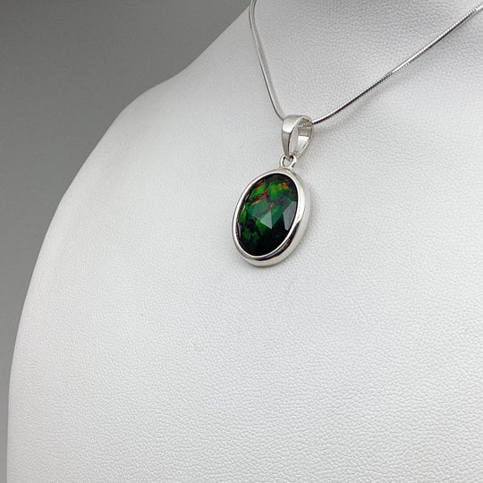 Alberta Ammolite Pendant-Rocks and Gems Canada