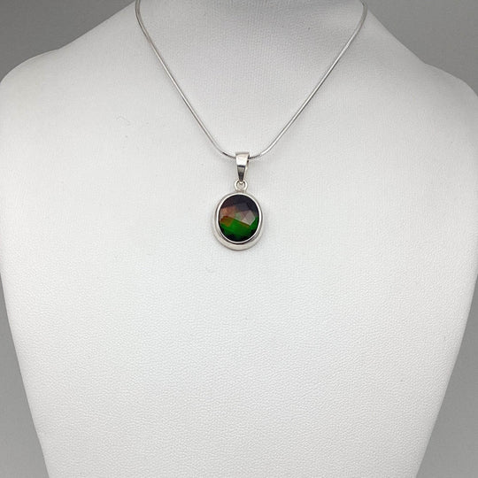 Alberta Ammolite Pendant-Rocks and Gems Canada