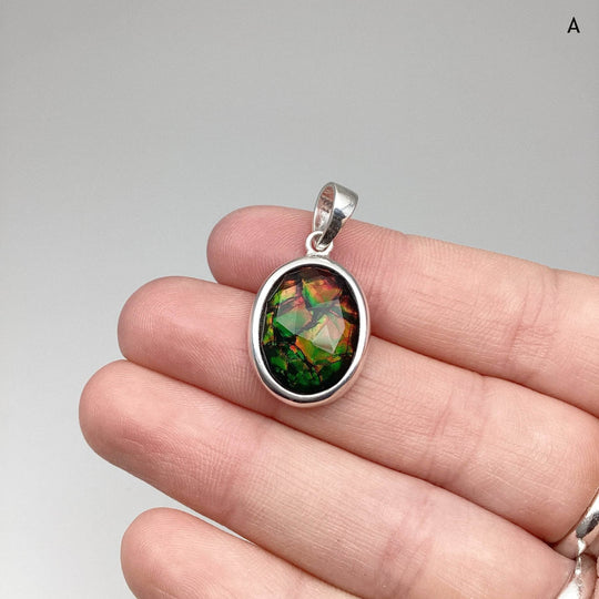Alberta Ammolite Pendant-Rocks and Gems Canada