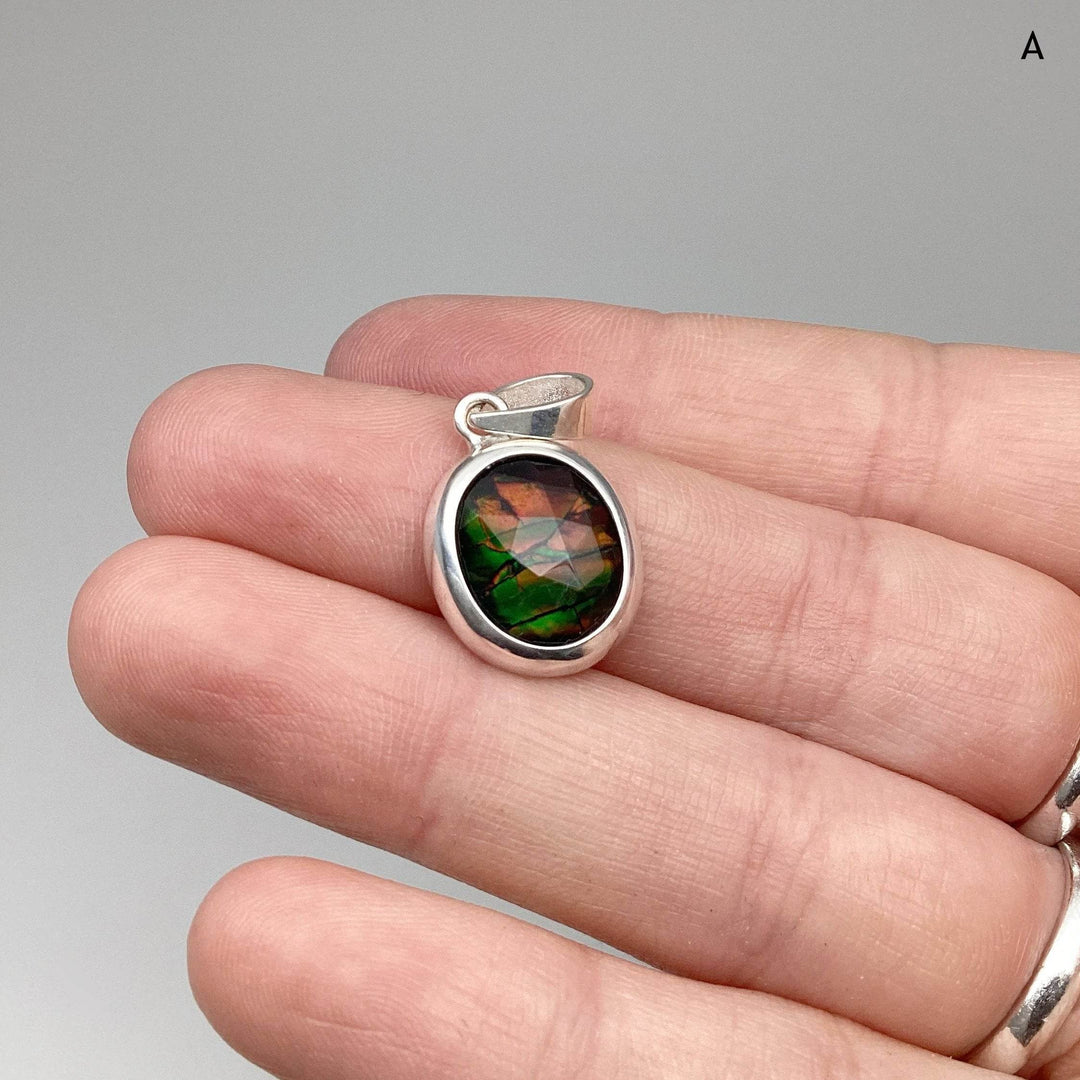 Alberta Ammolite Pendant-Rocks and Gems Canada