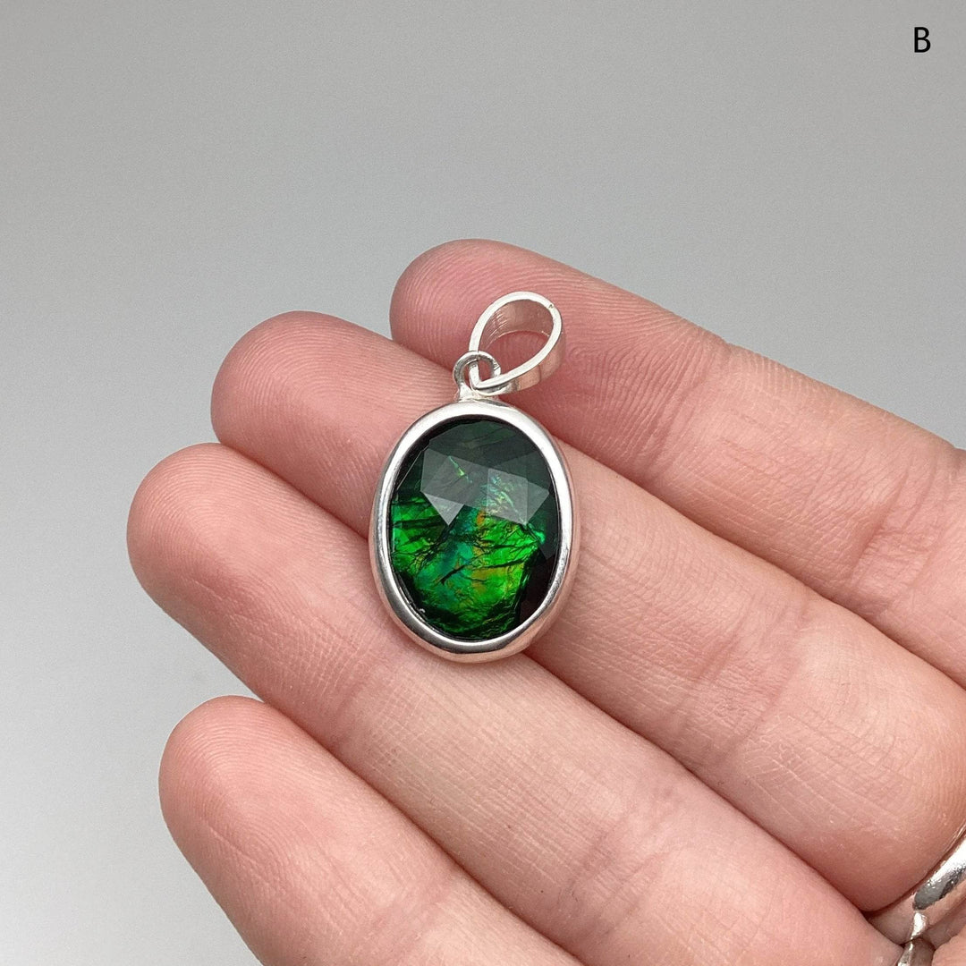 Alberta Ammolite Pendant-Rocks and Gems Canada