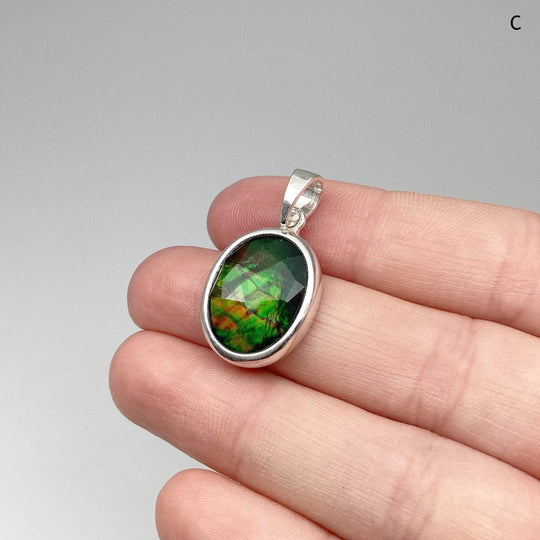Alberta Ammolite Pendant-Rocks and Gems Canada