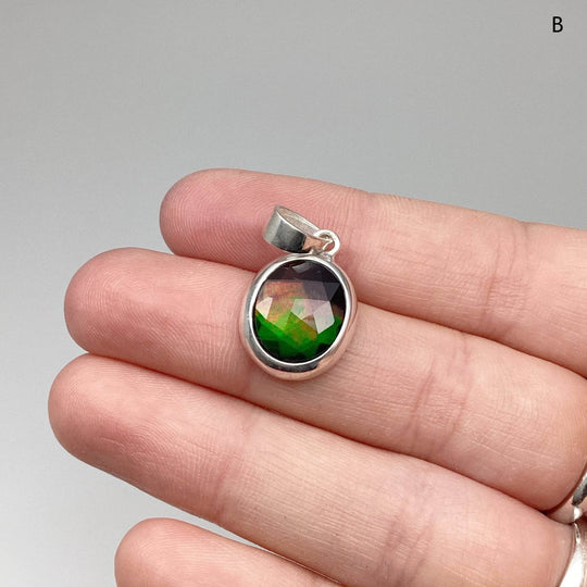 Alberta Ammolite Pendant-Rocks and Gems Canada