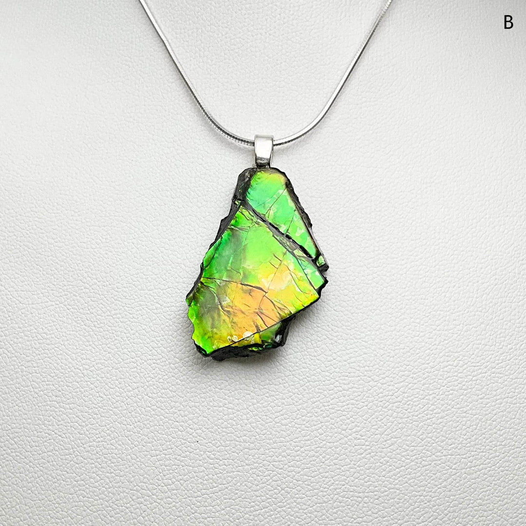 Alberta Ammolite Pendant-Rocks and Gems Canada