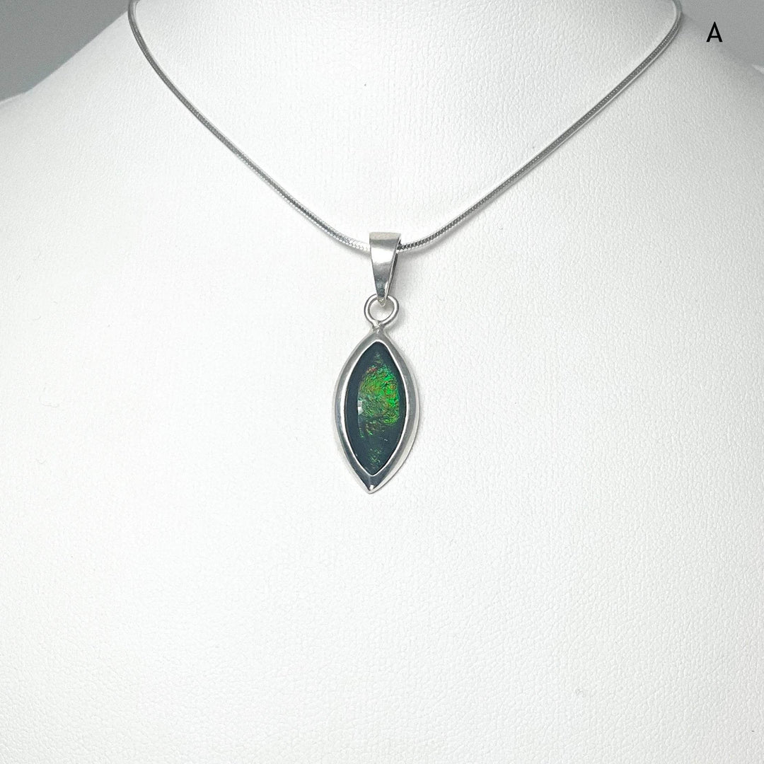 Alberta Ammolite Pendant-Rocks and Gems Canada