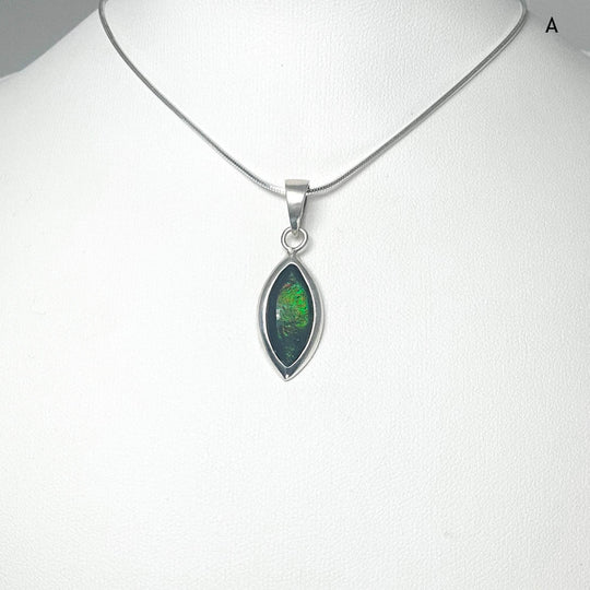 Alberta Ammolite Pendant-Rocks and Gems Canada