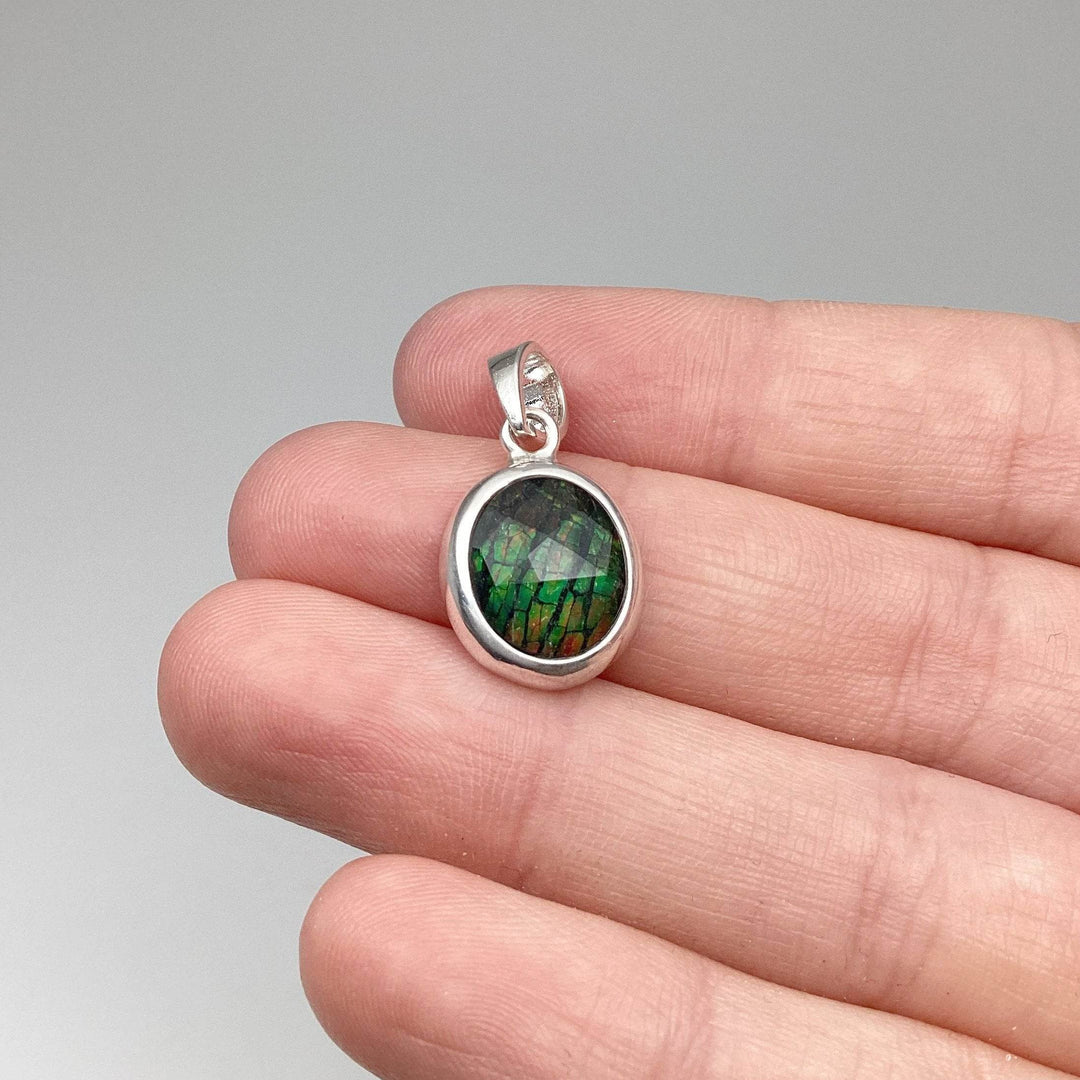 Alberta Ammolite Pendant-Rocks and Gems Canada