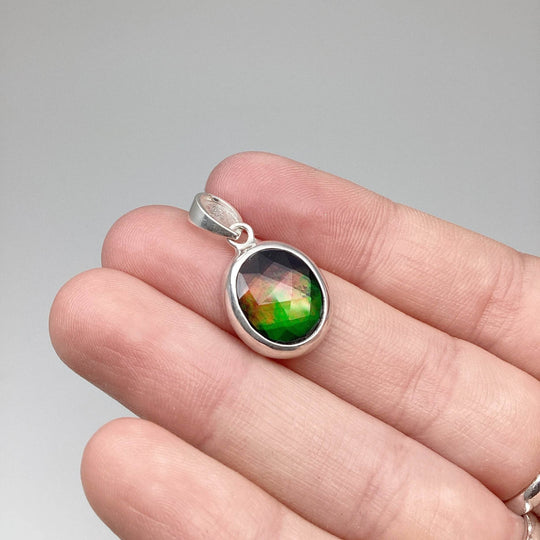 Alberta Ammolite Pendant-Rocks and Gems Canada