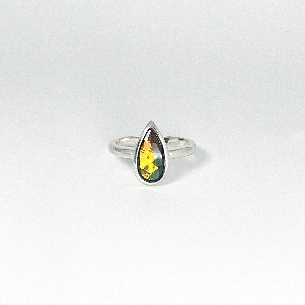 Alberta Ammolite Ring-Rocks and Gems Canada