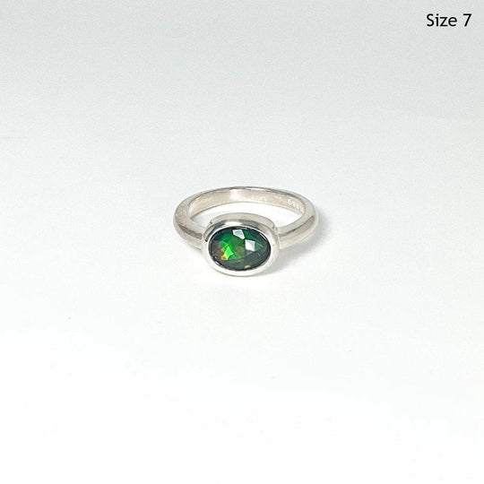 Alberta Ammolite Ring-Rocks and Gems Canada