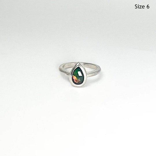 Alberta Ammolite Ring-Rocks and Gems Canada