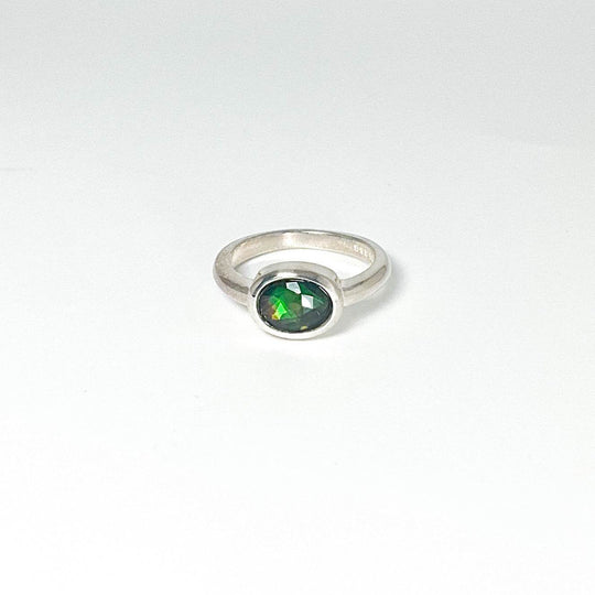Alberta Ammolite Ring-Rocks and Gems Canada