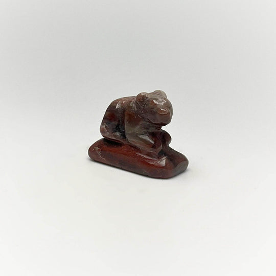 Alberta Jade Bear Carving-Rocks and Gems Canada