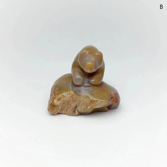 Alberta Jade Bear Carving-Rocks and Gems Canada