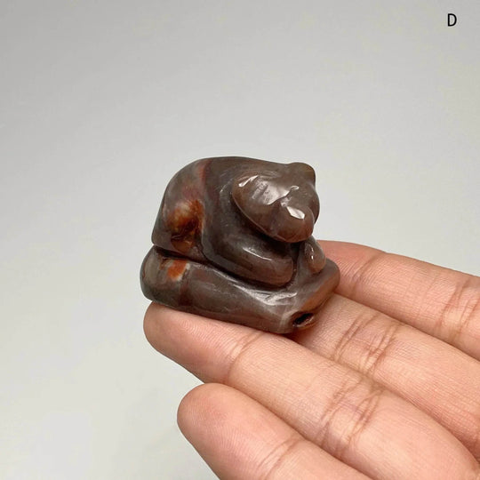 Alberta Jade Bear Carving-Rocks and Gems Canada