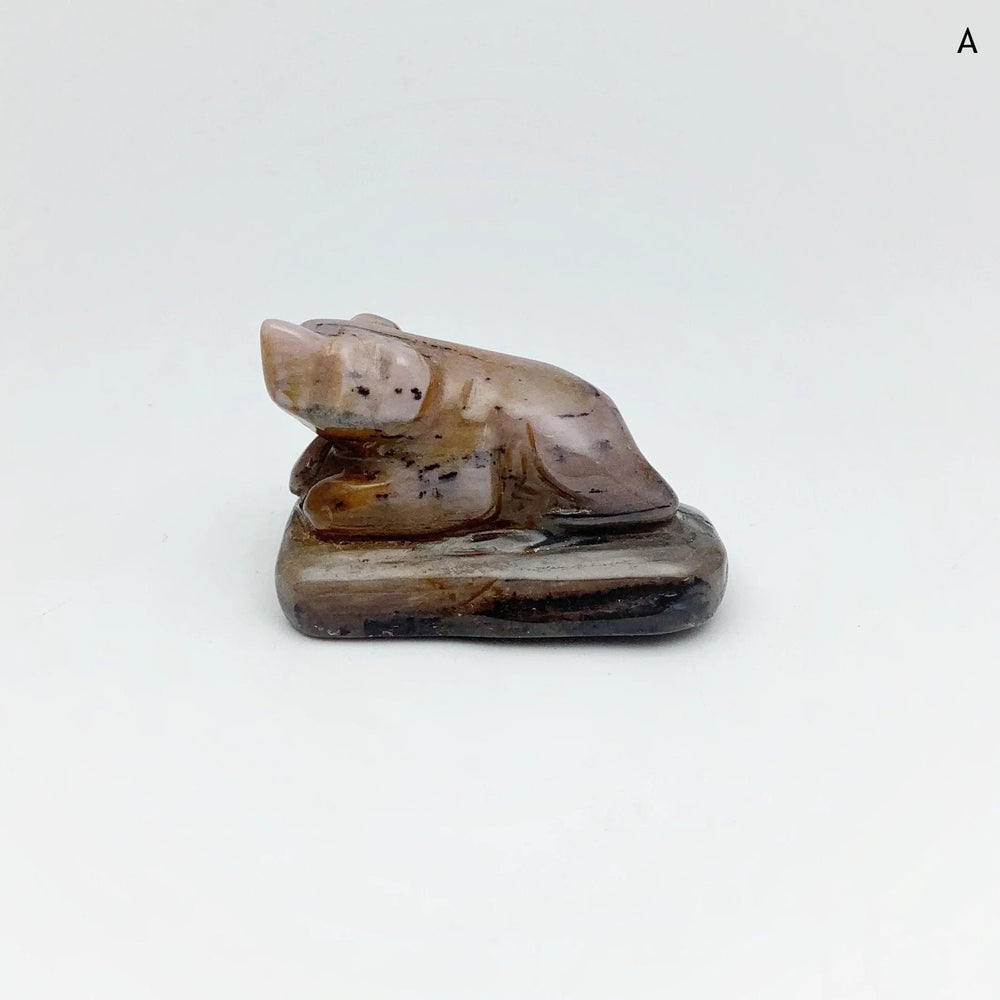 Alberta Jade Bear Carving - Rocks and Gems Canada