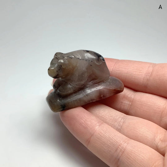 Alberta Jade Bear Carving - Rocks and Gems Canada