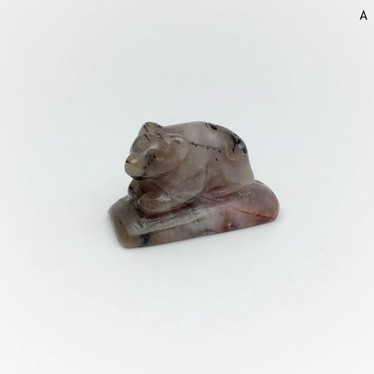 Alberta Jade Bear Carving - Rocks and Gems Canada