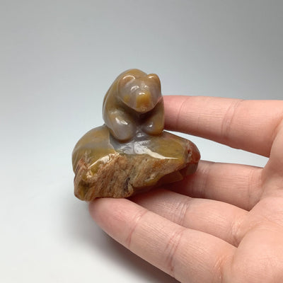 Alberta Jade Bear Carving