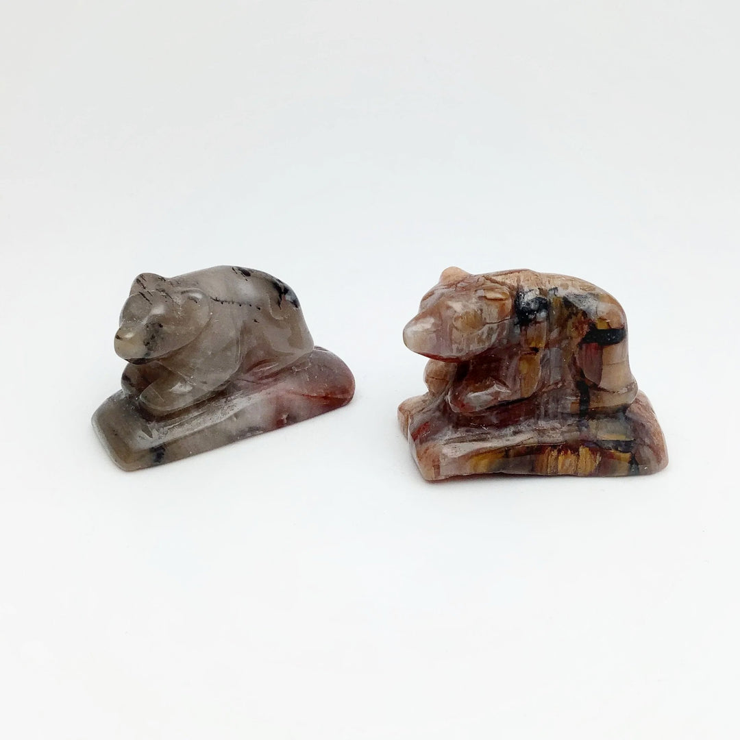 Alberta Jade Bear Carving - Rocks and Gems Canada