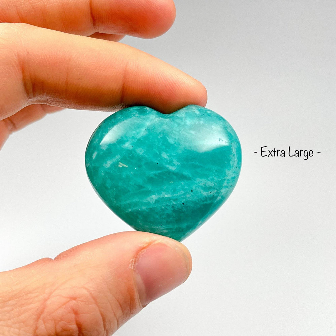 Amazonite Heart-Rocks and Gems Canada