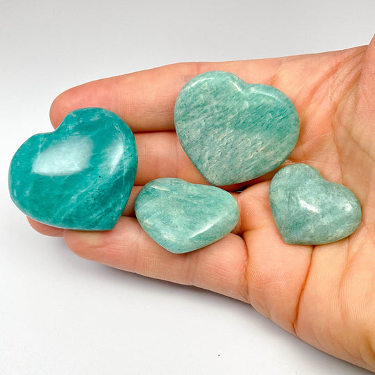 Amazonite Heart-Rocks and Gems Canada