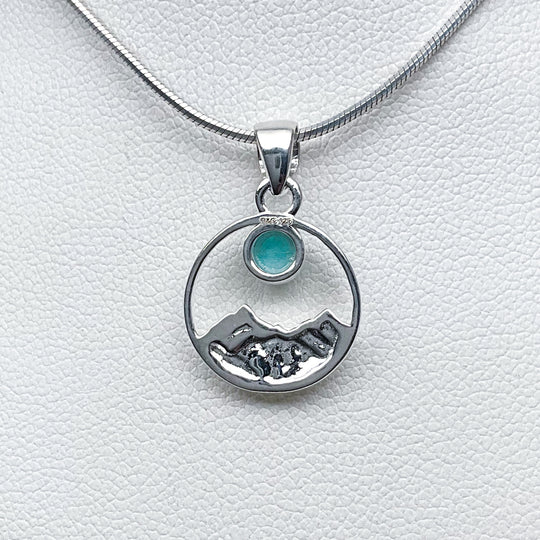 Amazonite Mountain Pendant-Rocks and Gems Canada