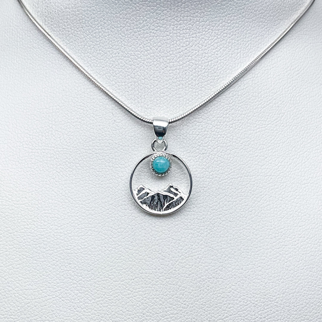 Amazonite Mountain Pendant-Rocks and Gems Canada