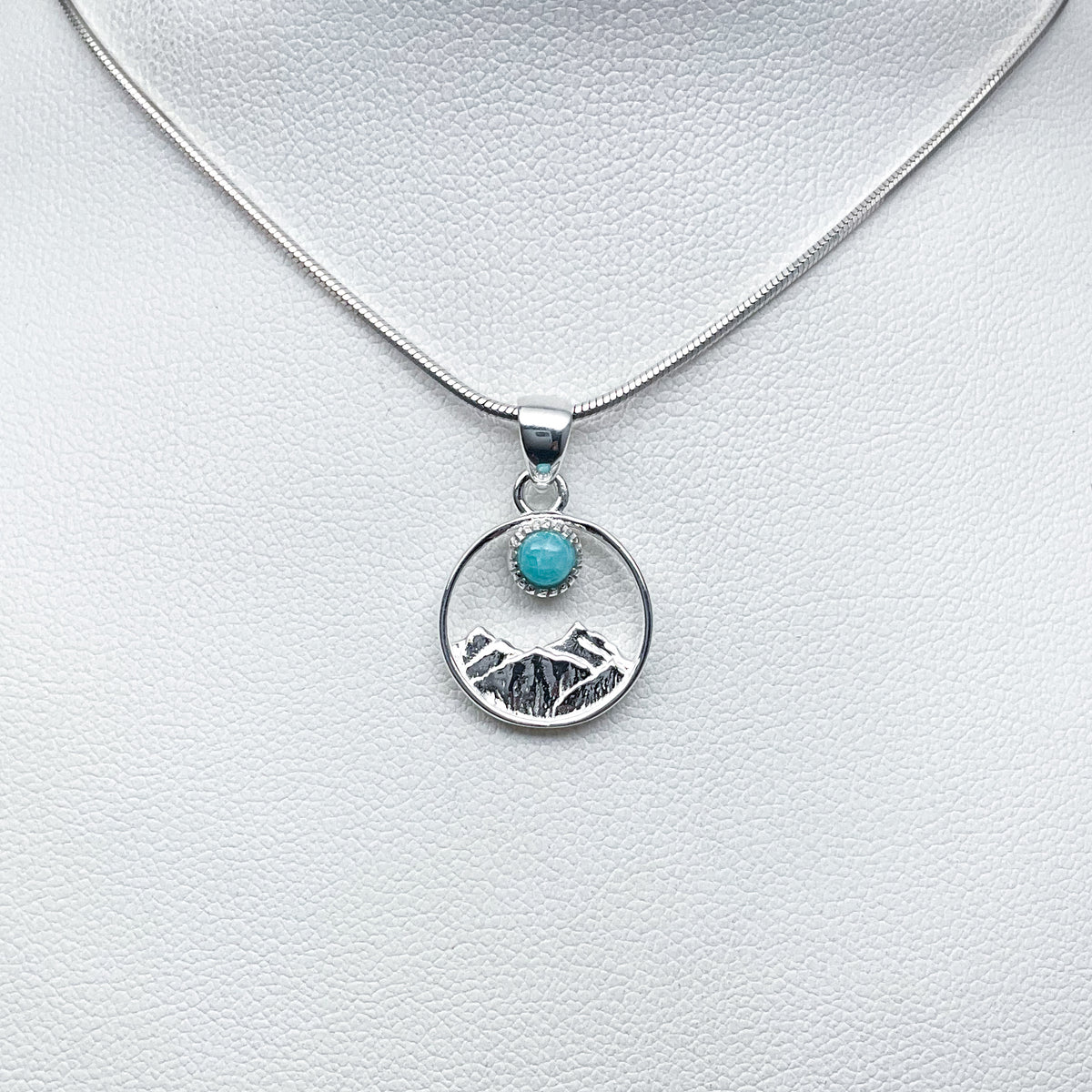 Amazonite Mountain Pendant-Rocks and Gems Canada