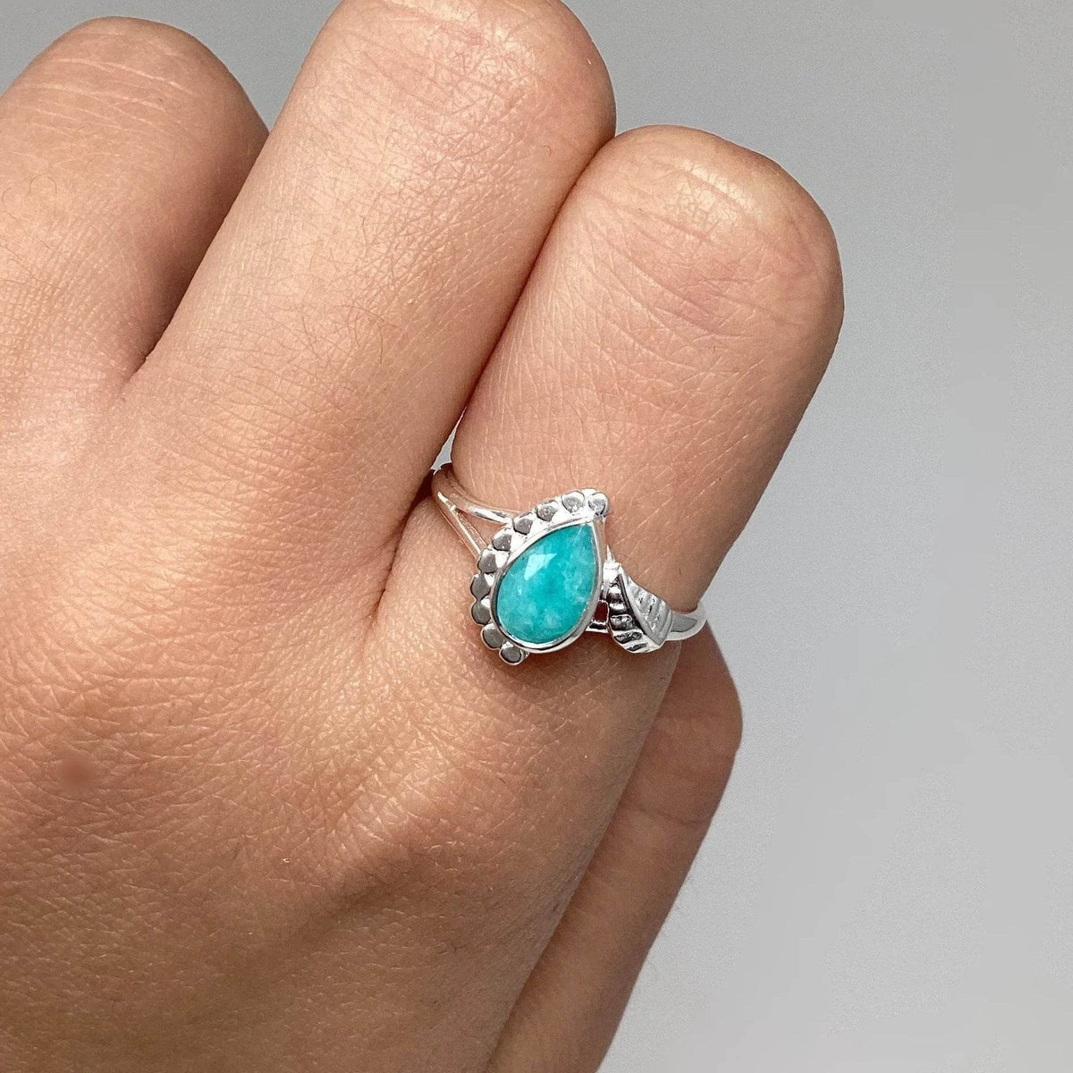 Amazonite Ring-Rocks and Gems Canada
