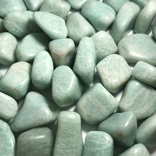 Amazonite Small Tumbles Pouch-Rocks and Gems Canada