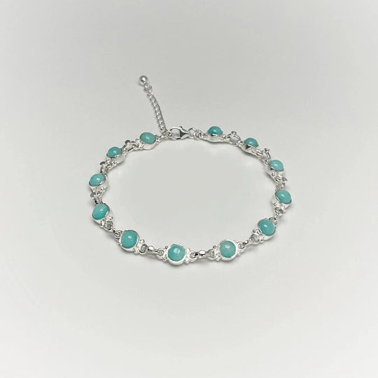 Amazonite Sterling Silver Bracelet - Rocks and Gems Canada