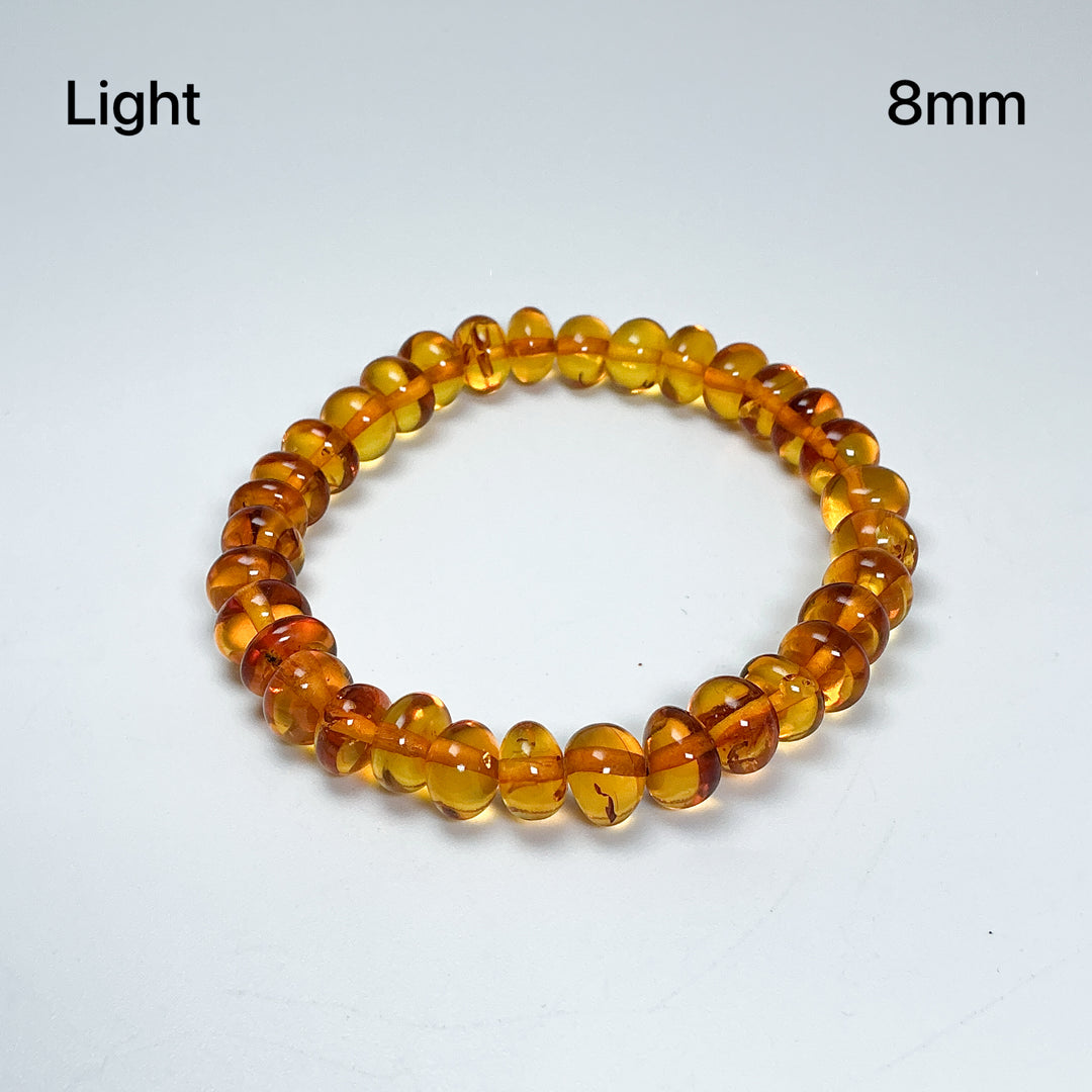 Amber Cognac Nugget Beaded Bracelet-Rocks and Gems Canada