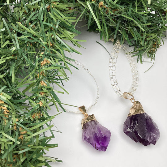 Amethyst Christmas Ornament-Rocks and Gems Canada