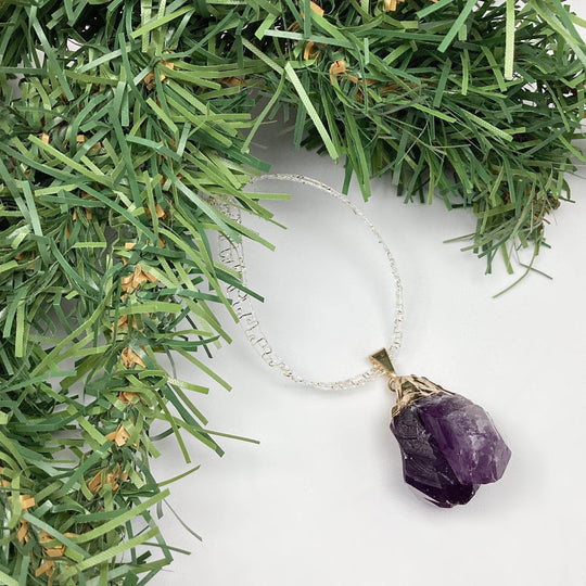 Amethyst Christmas Ornament-Rocks and Gems Canada