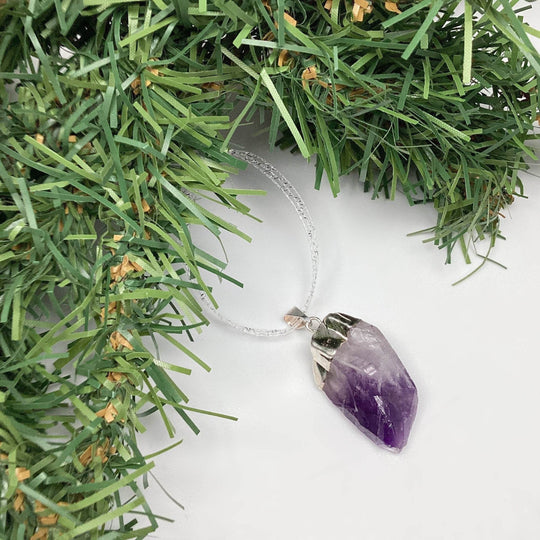 Amethyst Christmas Ornament-Rocks and Gems Canada