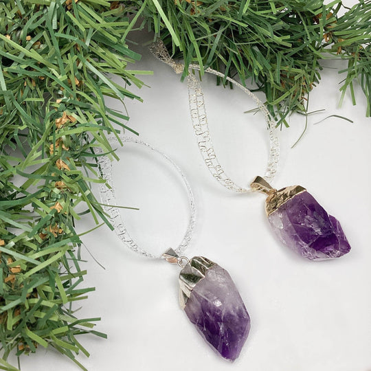 Amethyst Christmas Ornament-Rocks and Gems Canada