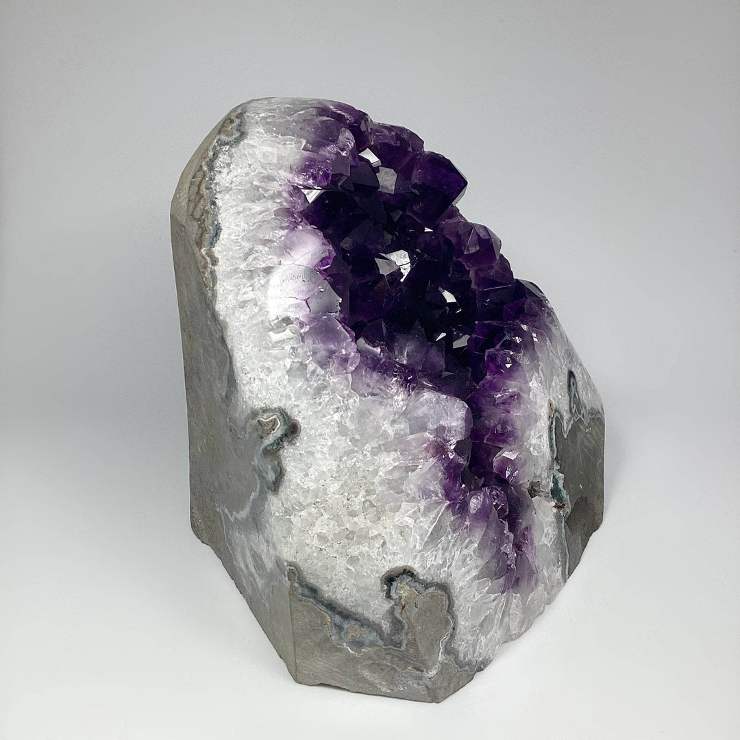 Amethyst Druze Cluster Large Stand Up-Rocks and Gems Canada