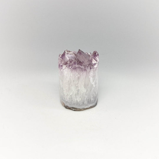 Amethyst Druze Cylinder Stand Up-Rocks and Gems Canada