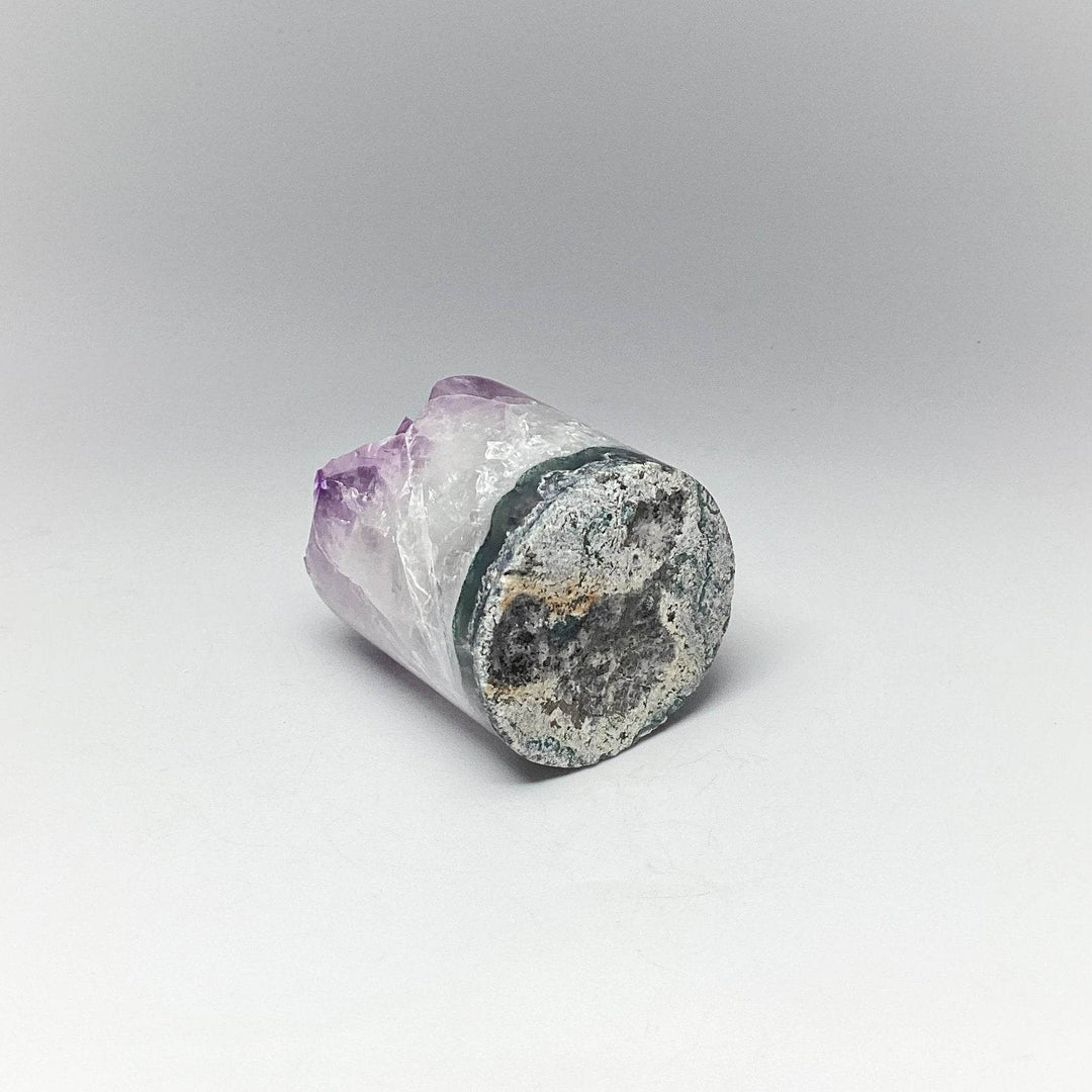Amethyst Druze Cylinder Stand Up-Rocks and Gems Canada