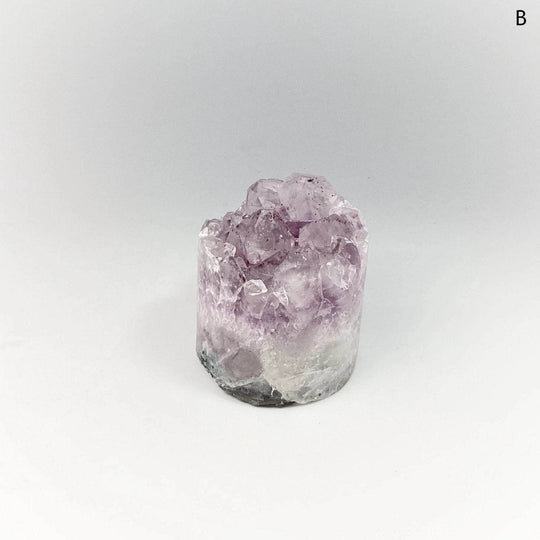 Amethyst Druze Cylinder Stand Up-Rocks and Gems Canada