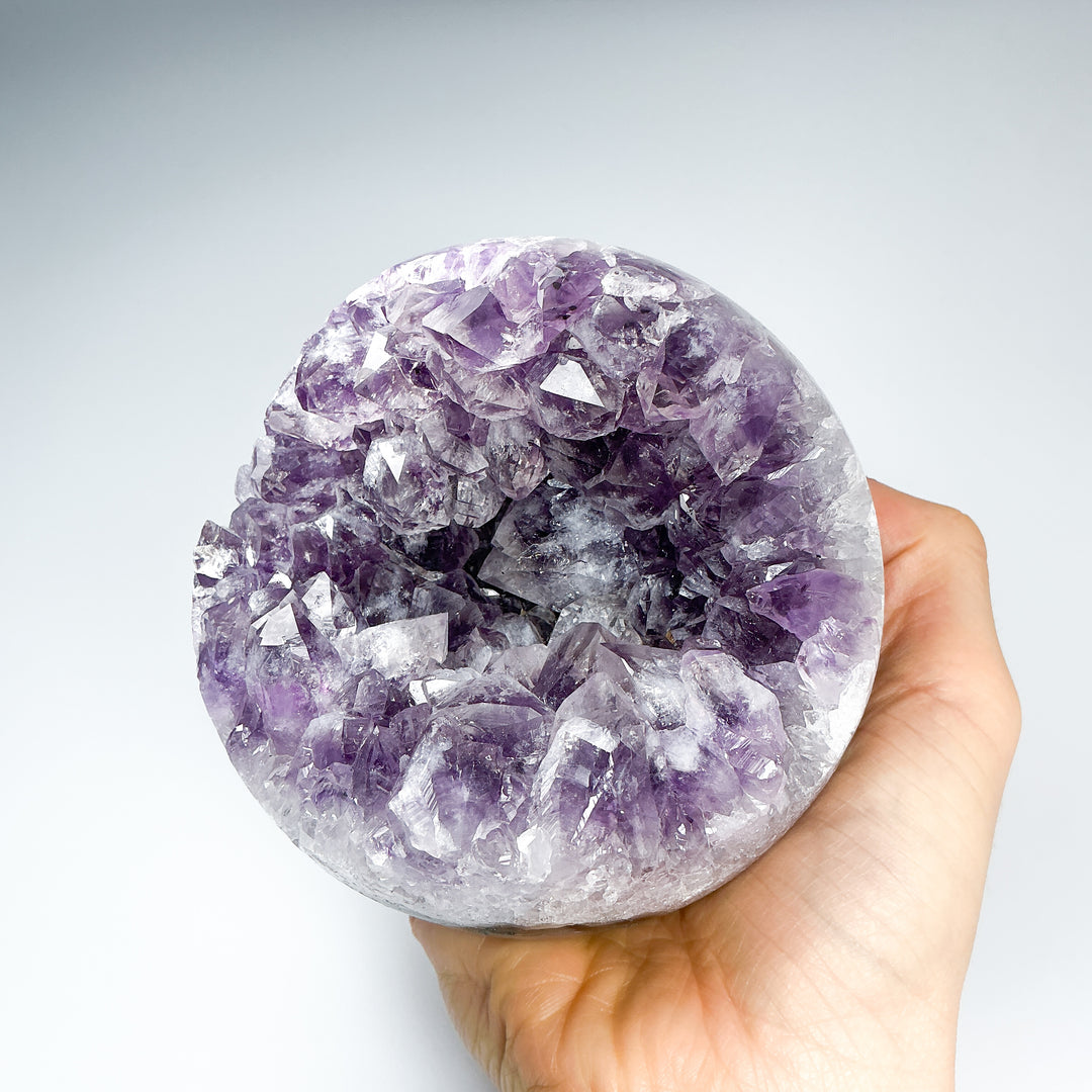 Amethyst Geode Sphere-Rocks and Gems Canada