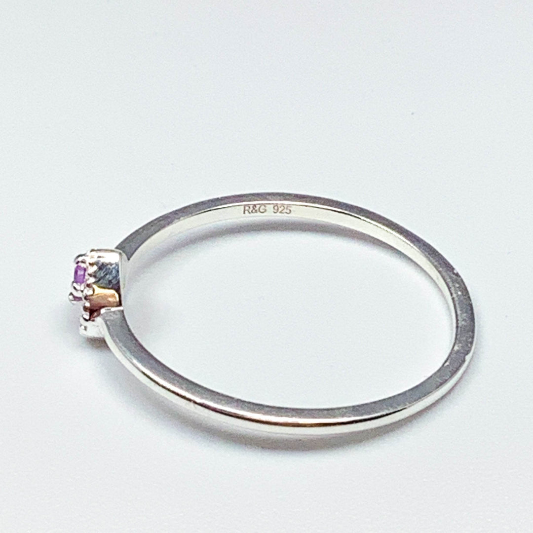 Amethyst Heart Ring-Rocks and Gems Canada