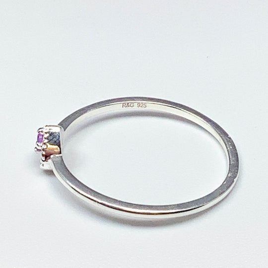 Amethyst Heart Ring-Rocks and Gems Canada