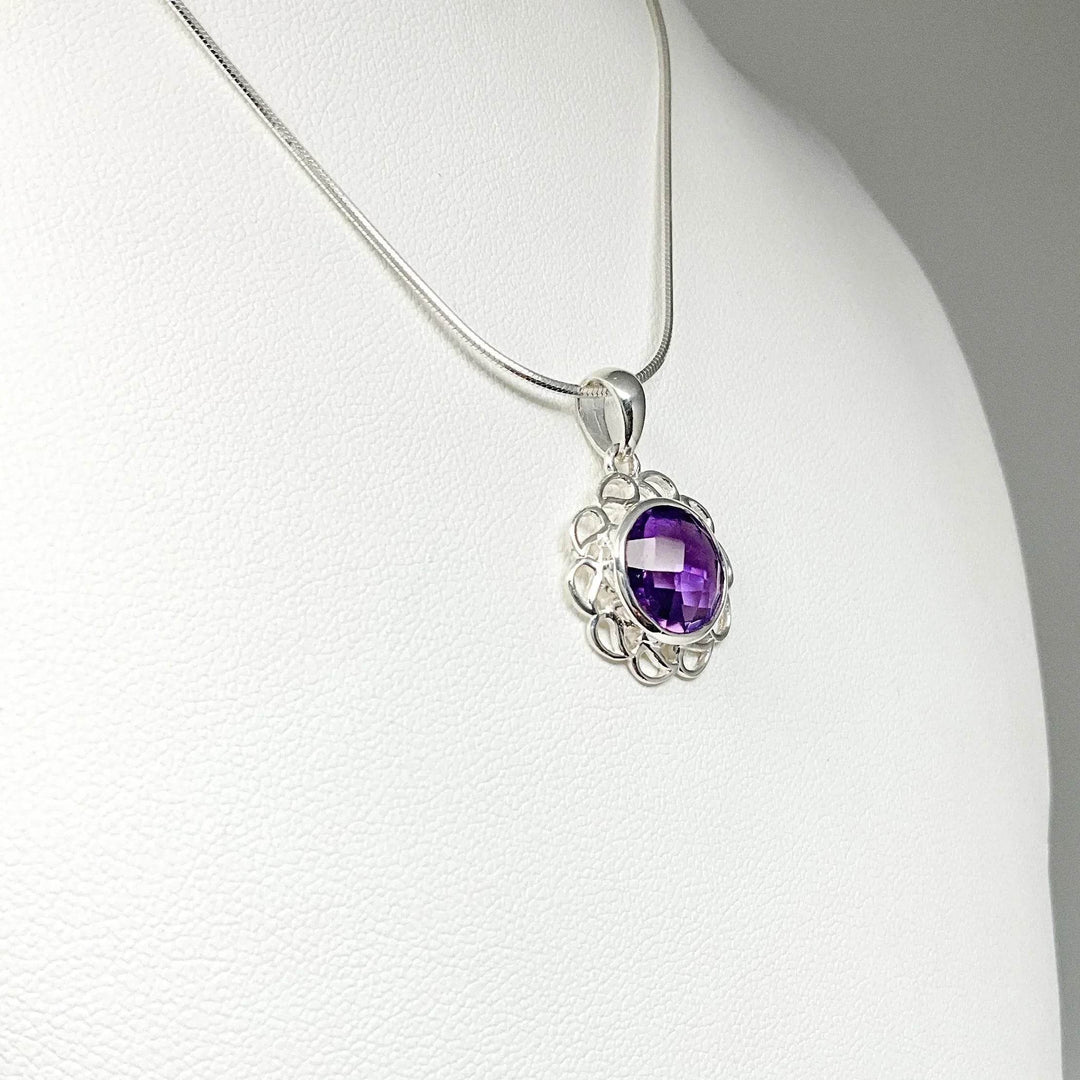 Amethyst Pendant-Rocks and Gems Canada