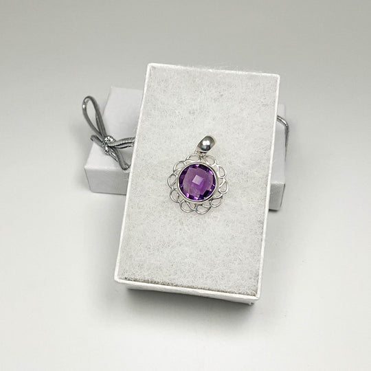 Amethyst Pendant-Rocks and Gems Canada