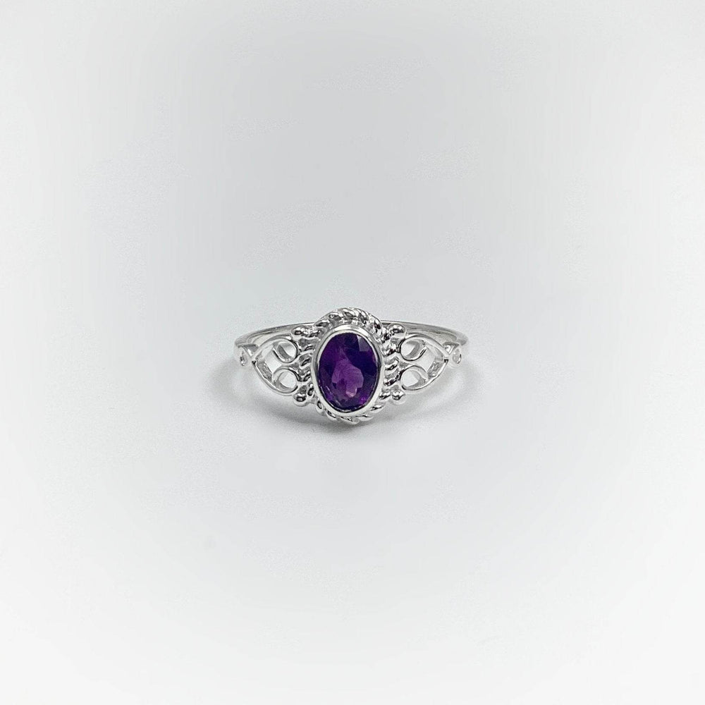 Amethyst Ring-Rocks and Gems Canada