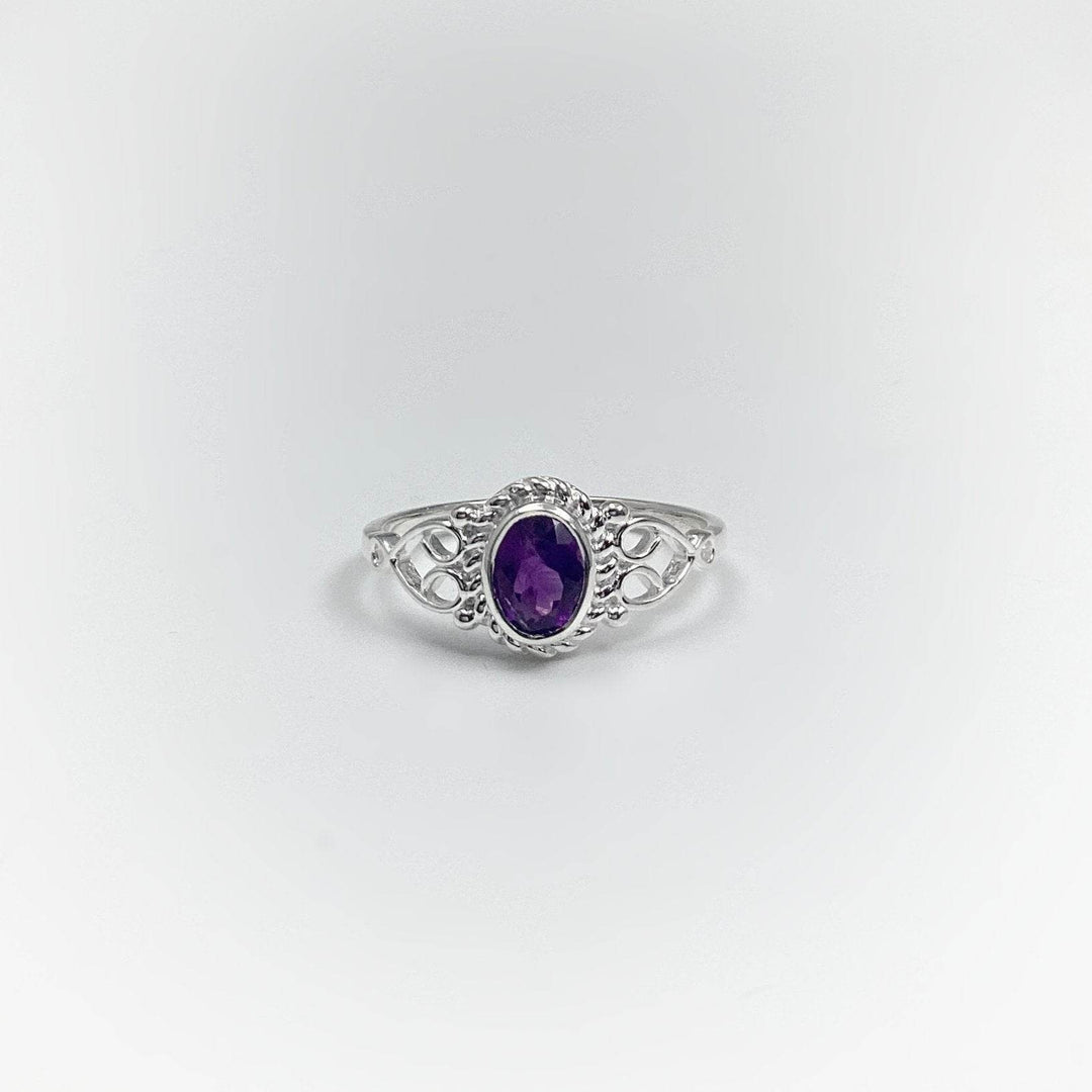 Amethyst Ring-Rocks and Gems Canada